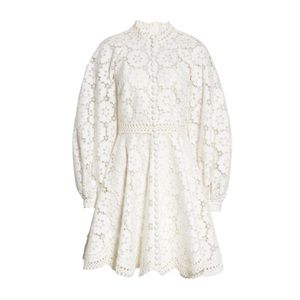 NWT Zimmermann Bells Embroidery Long Sleeves Dress